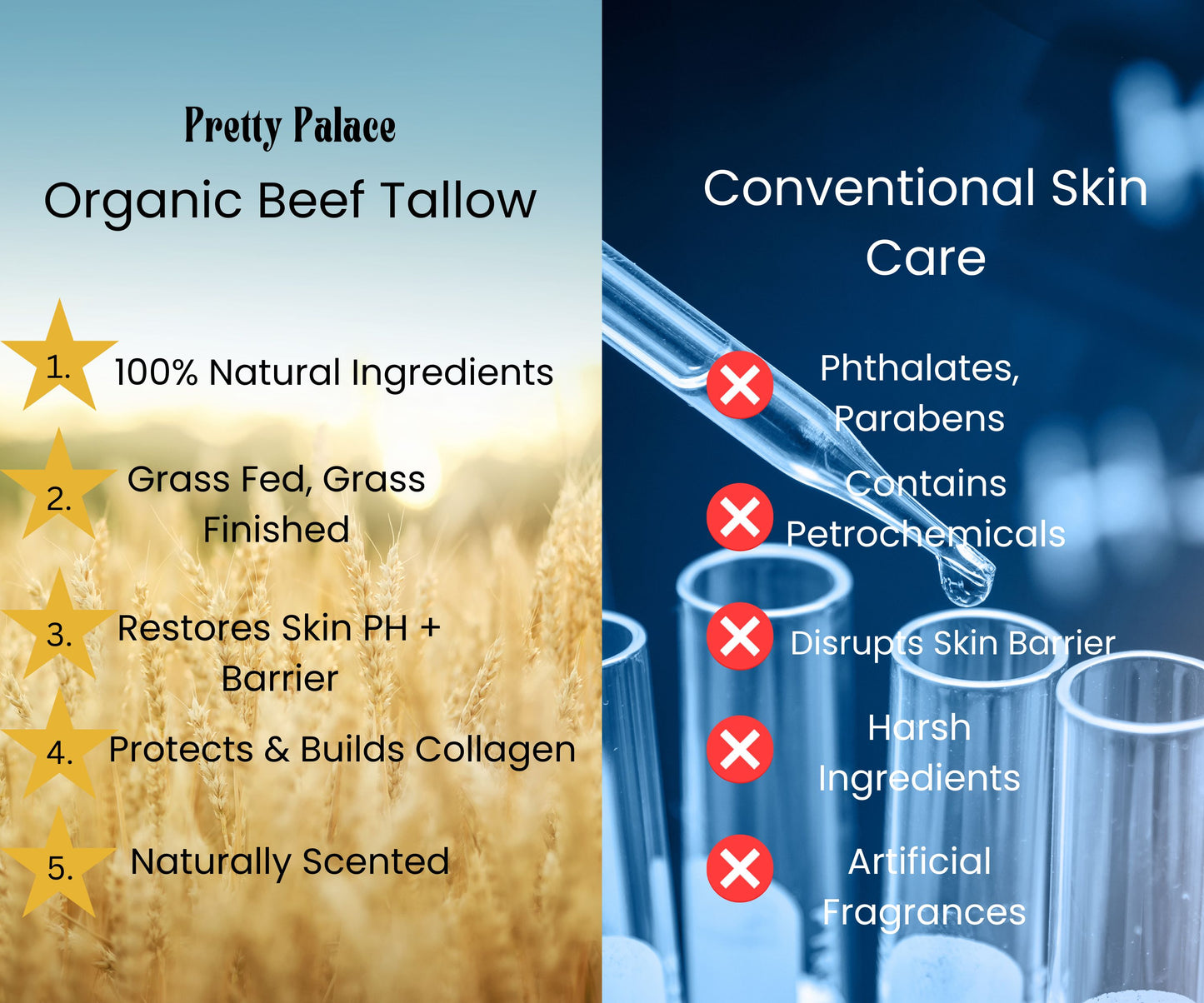 SkinBovine™- Grass Fed Organic Tallow Balm