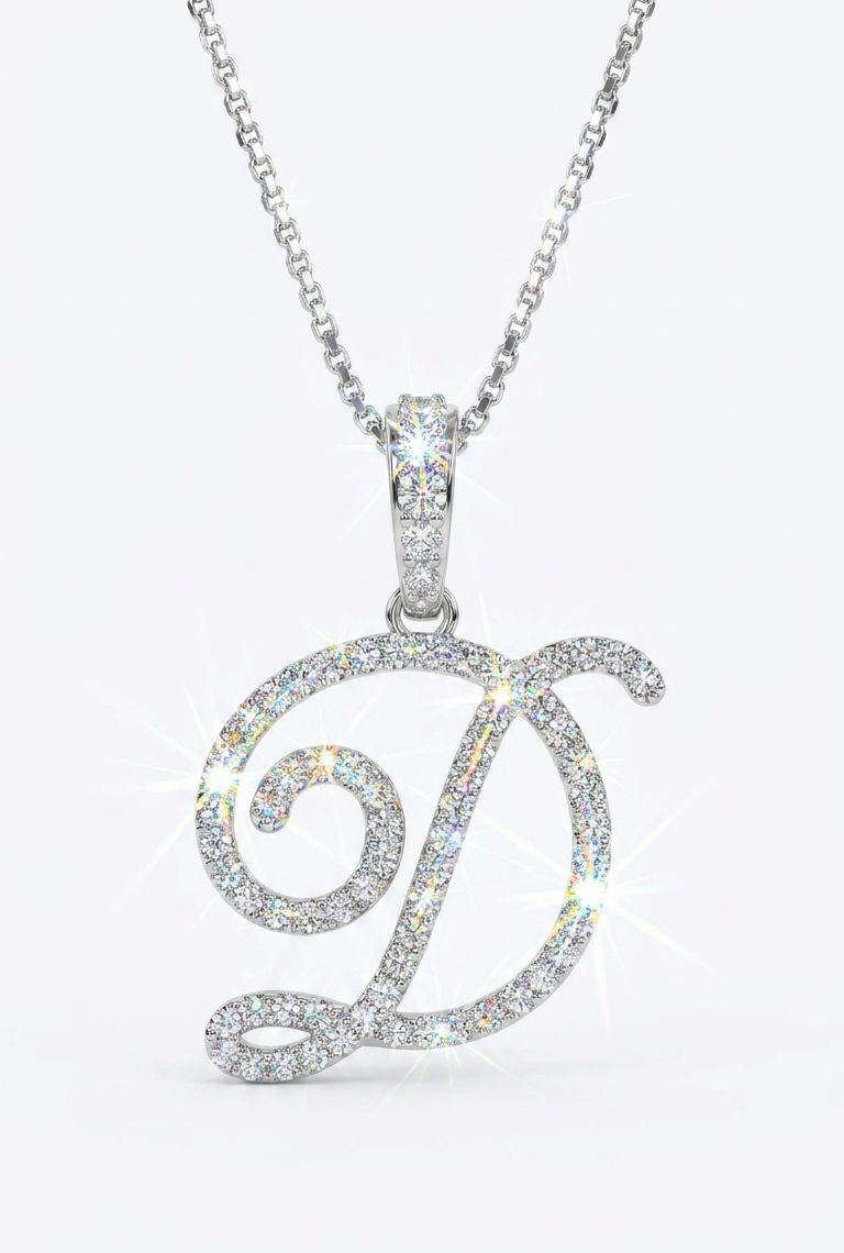 Signature Iced Initial Necklace