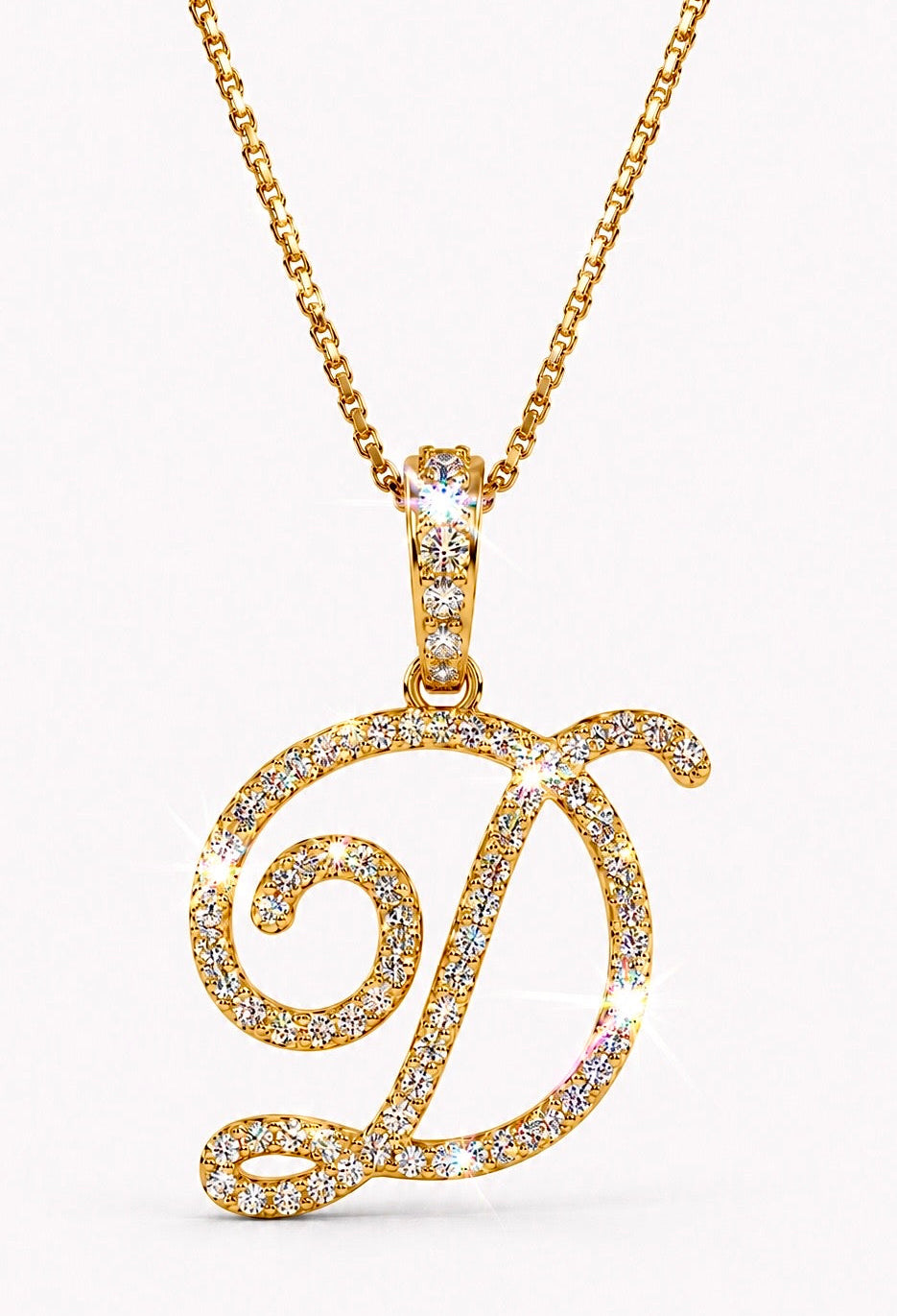 Signature Iced Initial Necklace