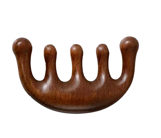 Wood Scalp Massager